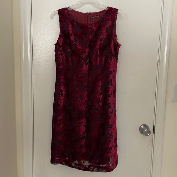 Vintage Japanese Brigitte Burnt Velvet Dress - Picture 4 of 7
